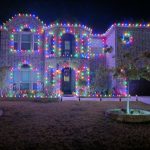 multi color led c9 Christmas lights hurst tx