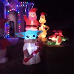 Christmas lights Irving tx with baby yoda multi color Christmas lights keller tx